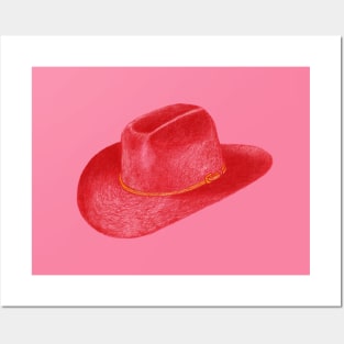 Red Stetson Posters and Art